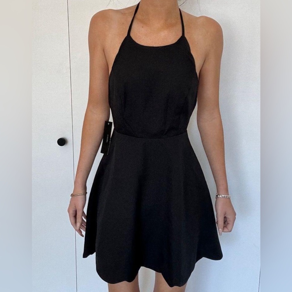 Lulus black dress NWT